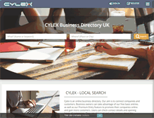 Tablet Screenshot of cylex-uk.co.uk